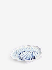 Blue Coastal Shell Shaped Platter - Image 5 of 5