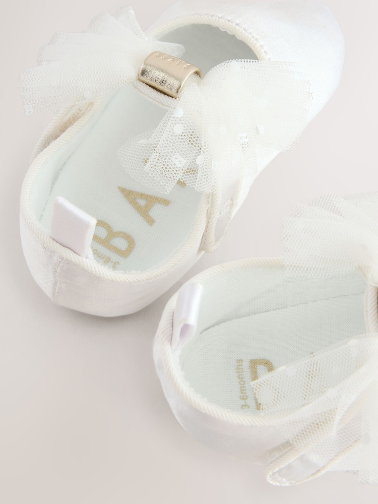 Baker by Ted Baker Baby Girls Padders Shoes With Bow - Image 4 of 6