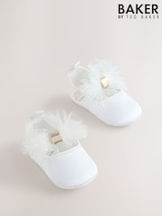 Baker by Ted Baker Baby Girls Padders Shoes With Bow - Image 8 of 8