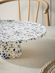 Blue Speckle Cake Stand - Image 4 of 5