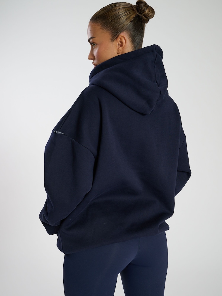 South Beach Blue Oversized Pilates Hoodie - Image 2 of 6