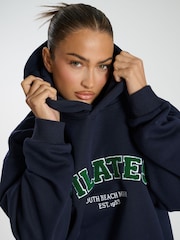 South Beach Blue Oversized Pilates Hoodie - Image 4 of 6