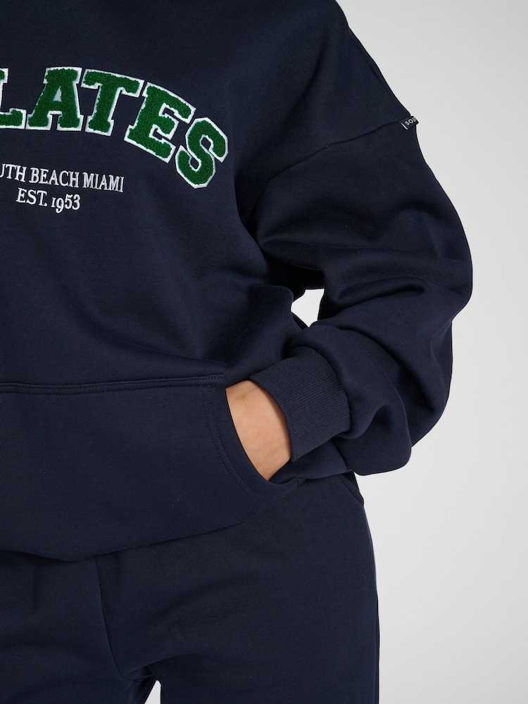 South Beach Blue Oversized Pilates Hoodie - Image 6 of 6