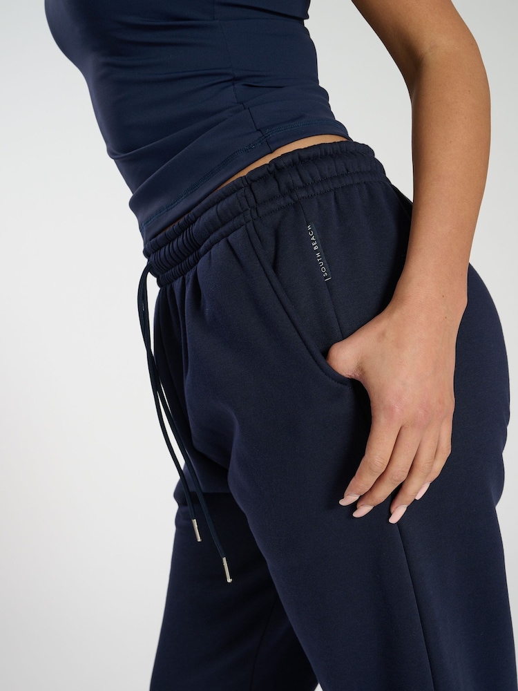 South Beach Blue Cuffed Joggers - Image 6 of 6