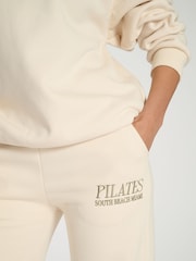 South Beach Cream Aspen Wide Leg Joggers - Image 3 of 6