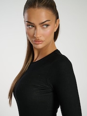 South Beach Black Long Sleeve T-Shirt - Image 3 of 5
