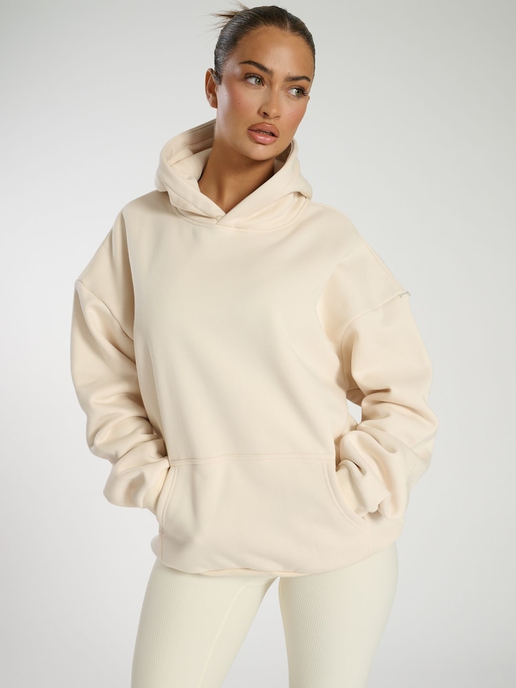 South Beach Cream Oversized Aspen Hoodie - Image 2 of 5