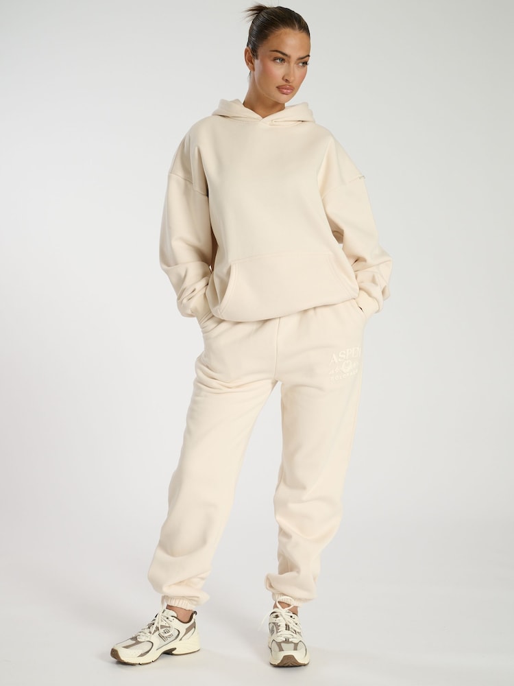Kremowy - South Beach Oversized Aspen Hoodie - Image 4 of 5