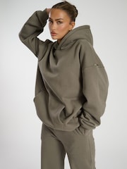 South Beach Green Oversized Aspen Hoodie - Image 2 of 5