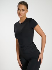 South Beach Black Cap Sleeve T-Shirt - Image 4 of 4