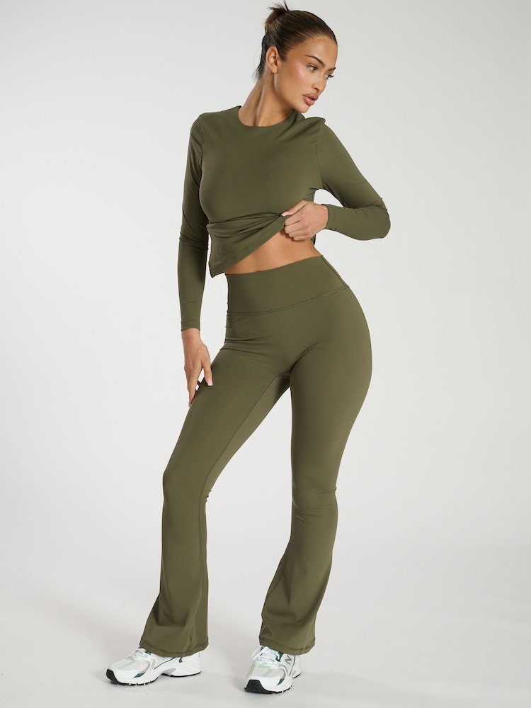 South Beach, ausgestellte Leggings mit hoher Taille - Bild 1 von 6