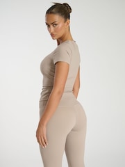 South Beach Natural Cap Sleeve T-Shirt - Image 6 of 6
