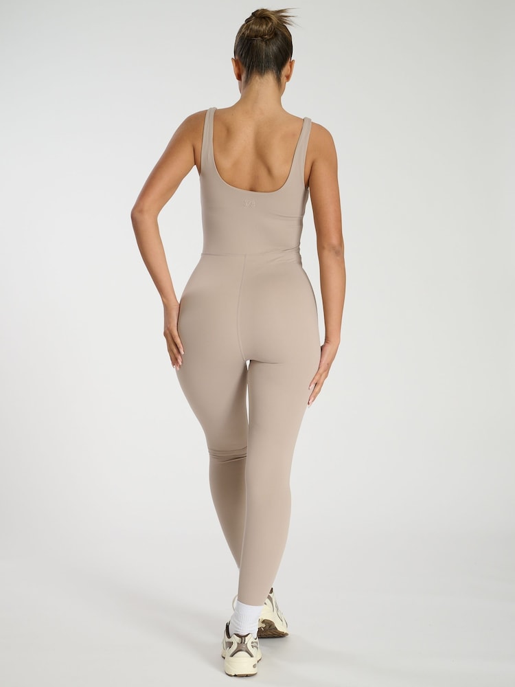 South Beach Scoop Vest Unitard Jumpsuit - Imagen 2 de 6