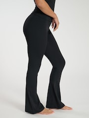 South Beach Black Flared High Waist Leggings - Image 5 of 6