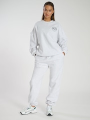 South Beach Grey Oversized Crew Neck Sweatshirt - Image 2 of 6