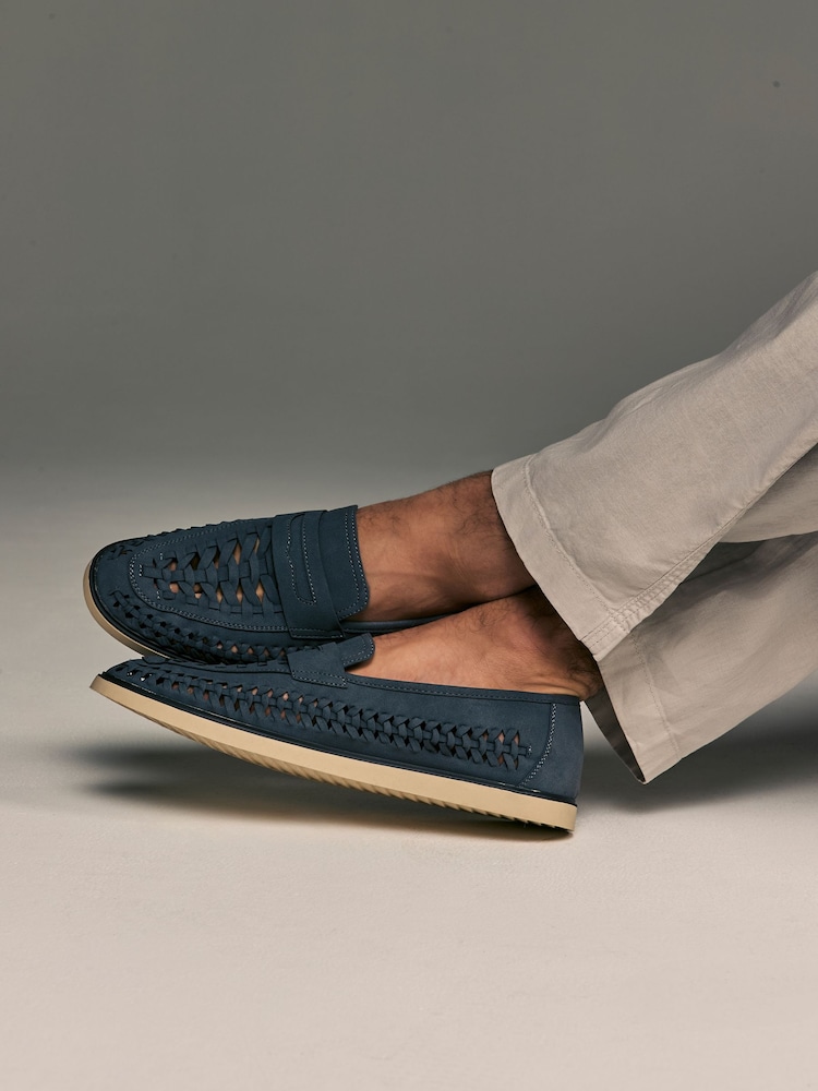 Grey Weave Loafers - Image 1 of 1