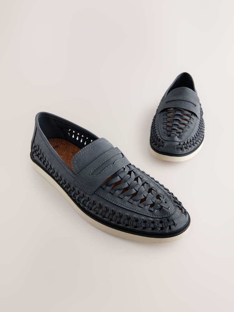 Grey Weave Loafers - Image 5 of 6