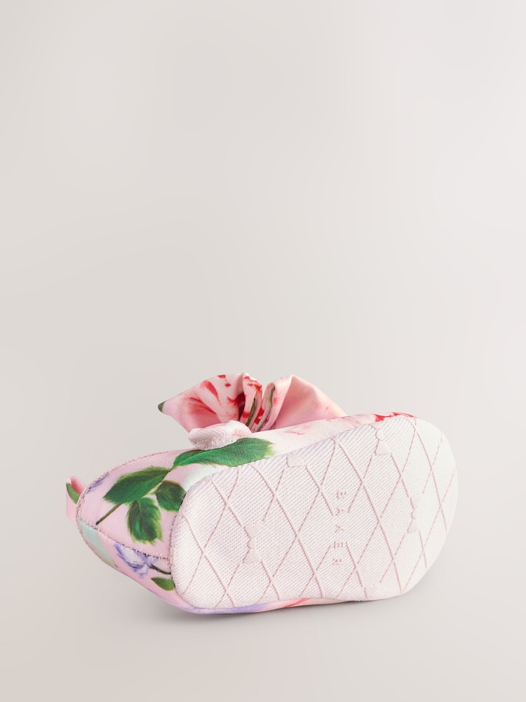 وردي/أرجواني فاتح/أبيض - حذاء Padders مزيّن بفيونكة للبنات من Baker By Ted Baker - Image 5 of 5