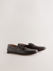 Marrón - Zapatos náuticos de cuero de vestir - Imagen 1 de 6