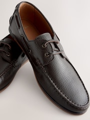 Marrón - Zapatos náuticos de cuero de vestir - Imagen 5 de 6
