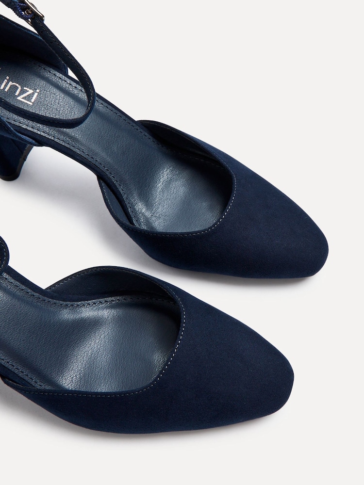 Linzi Corinne Square Toe Closed Back Heels - Image 5 of 6
