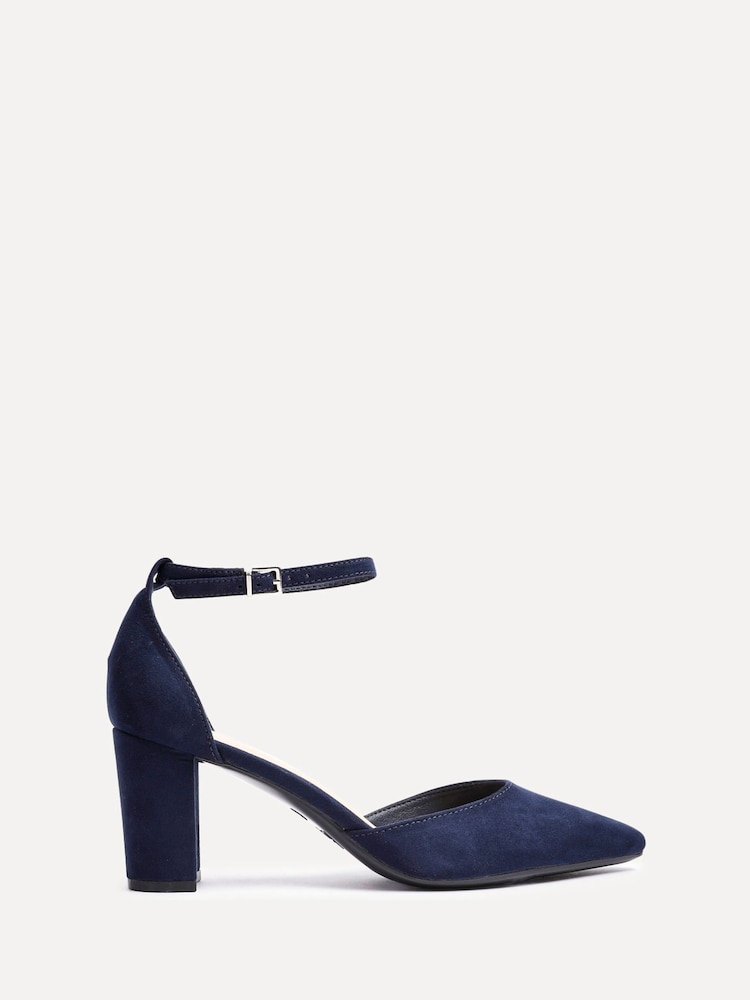 Azul - Zapatos de salón de tacón cuadrado con parte posterior cerrada Leona de Linzi - Imagen 2 de 5 Azul - Zapatos de salón de tacón cuadrado con parte posterior cerrada Leona de Linzi - Imagen 2 de 5