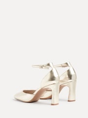 Linzi Gold Corinne Square Toe Closed Back Heels - Image 4 of 5