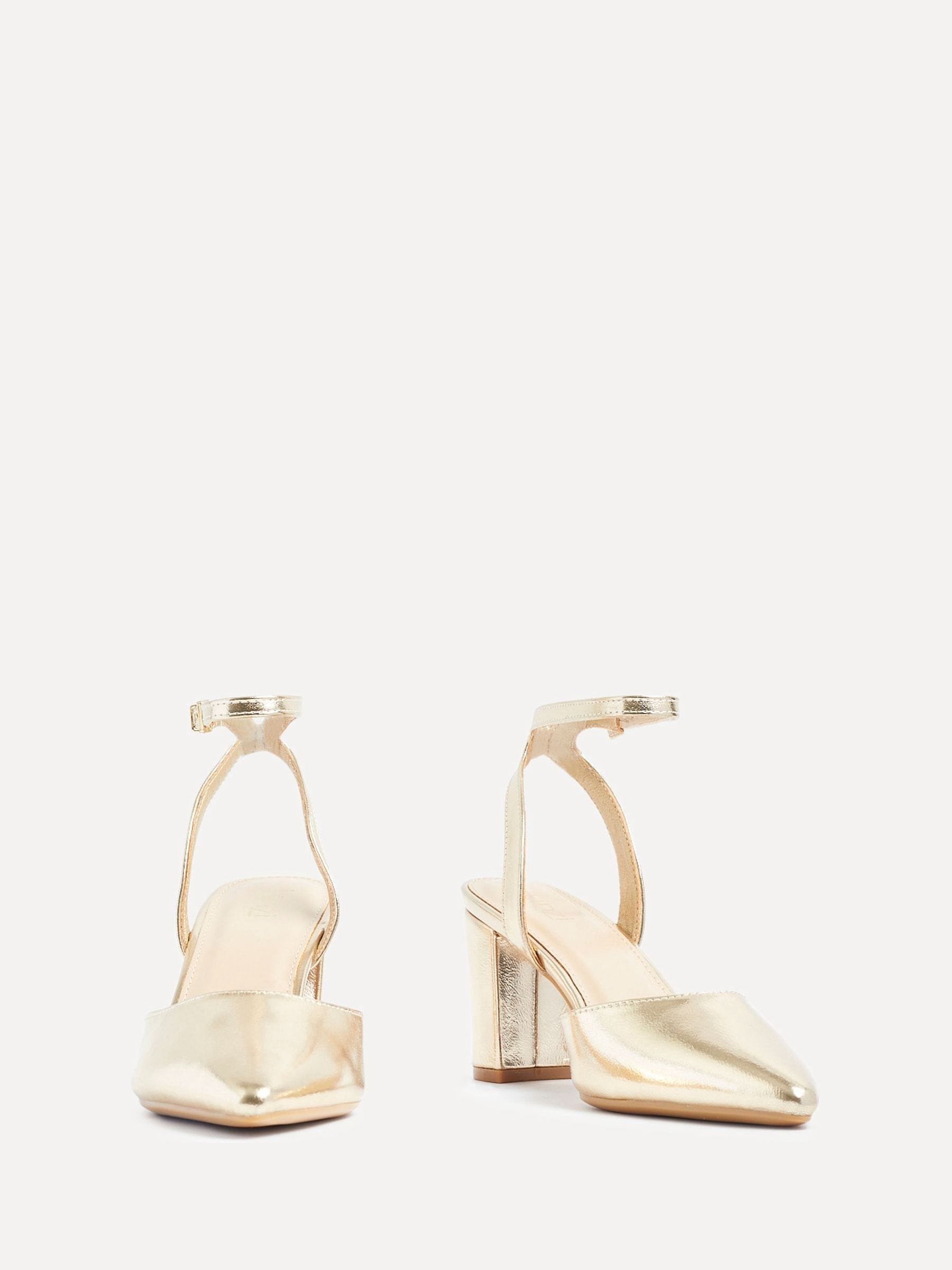 rose gold block heels asos