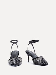 Linzi Black Krystal Diamante Embellished Court Heels - Image 3 of 5