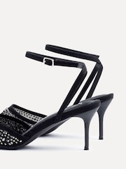 Linzi Black Krystal Diamante Embellished Court Heels - Image 5 of 5