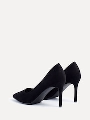 Linzi Black Wide Fit Martina Wide Fit Stiletto Pointed Court Shoes - Image 5 of 6