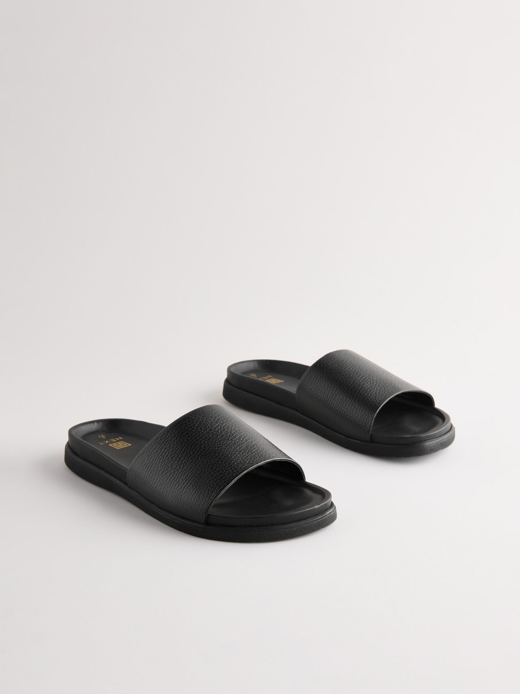 【SCENERITY】Leather Slider Amazon.com | TKEES Women's Serena Slide Sandal, Black, 5
