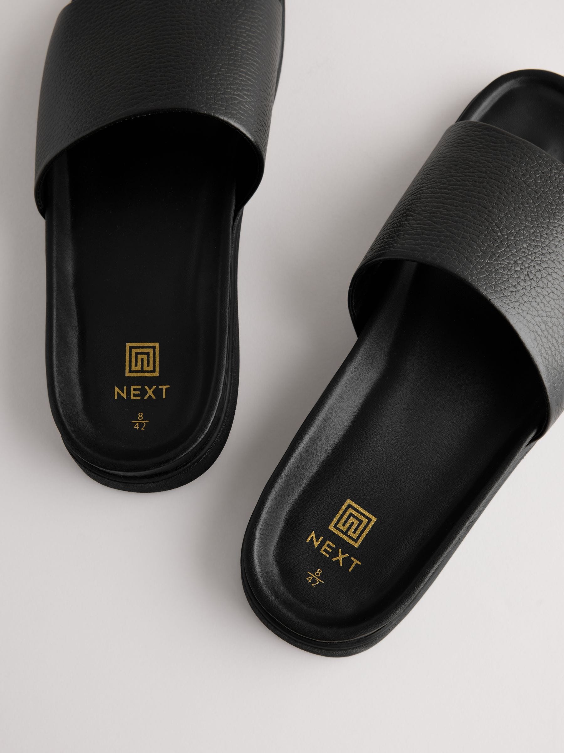 【SCENERITY】Leather Slider Amazon.com | TKEES Women's Serena Slide Sandal, Black, 5