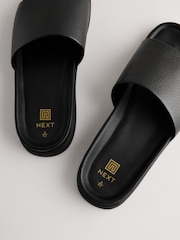 Negro - Chinelas de cuero - Imagen 4 de 6