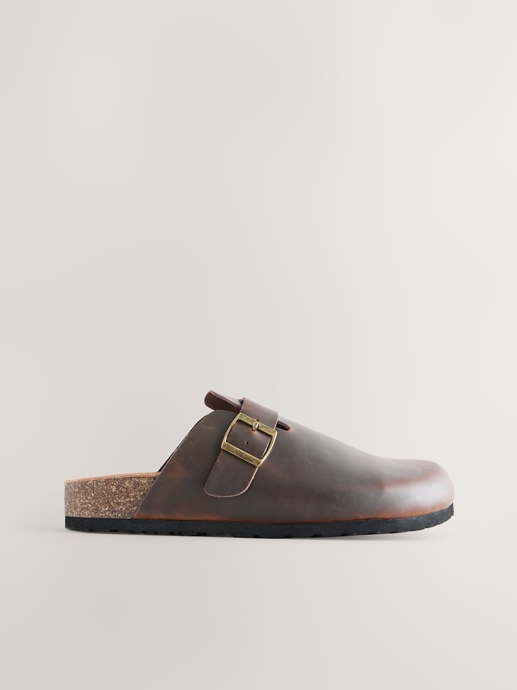 Brown EDIT Suede Mules - Image 4 of 9