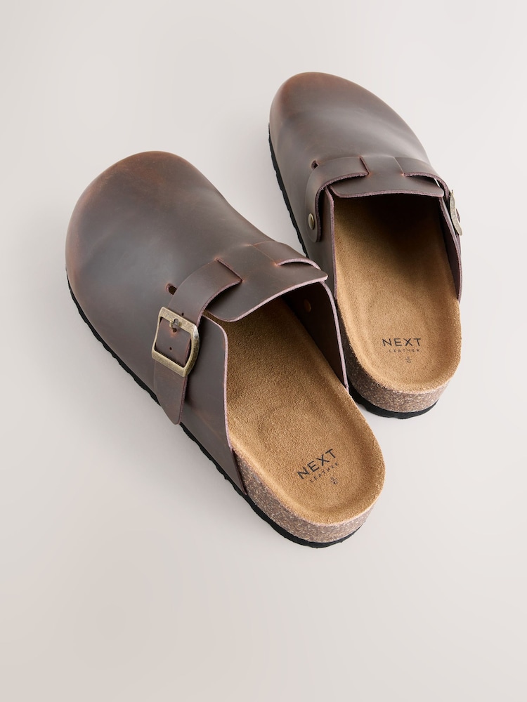 Brown EDIT Suede Mules - Image 7 of 9