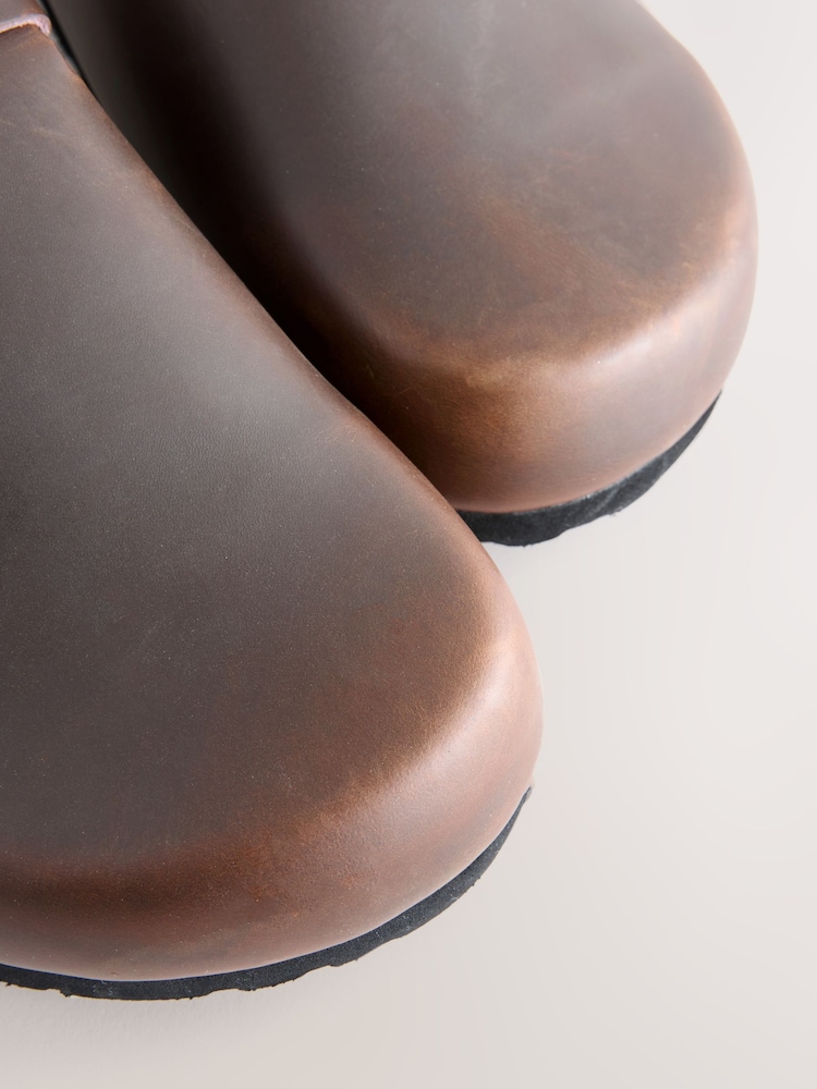 Brown EDIT Suede Mules - Image 8 of 9