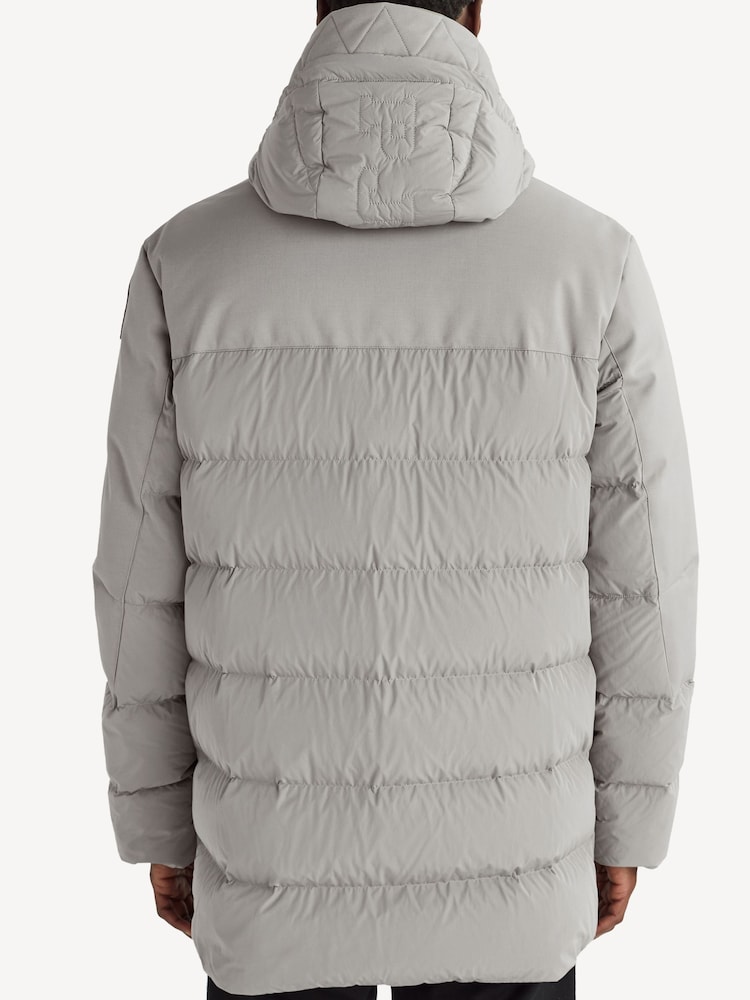Parajumpers Grey Hikari Down Hooded Jacket - Image 2 of 11