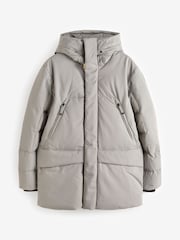 Parajumpers Grey Hikari Down Hooded Jacket - Image 6 of 11