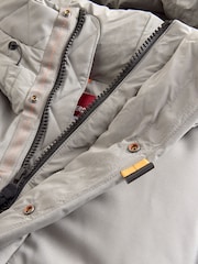 Parajumpers Grey Hikari Down Hooded Jacket - Image 8 of 11