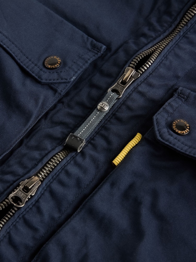 Parajumpers Blue Tel Utility Overshirt - Image 11 of 11 Parajumpers Blue Tel Utility Overshirt - Image 11 of 11