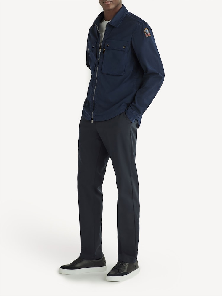 Parajumpers Blue Tel Utility Overshirt - Image 2 of 11 Parajumpers Blue Tel Utility Overshirt - Image 2 of 11