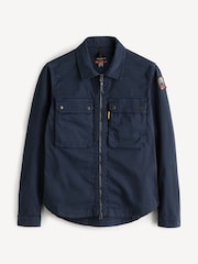 Parajumpers Blue Tel Utility Overshirt - Image 6 of 11