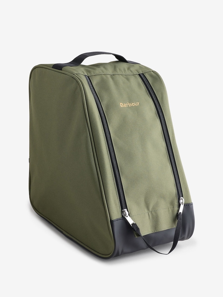 Barbour® Khaki Green Boot Bag - Image 1 of 2 Barbour® Khaki Green Boot Bag - Image 1 of 2