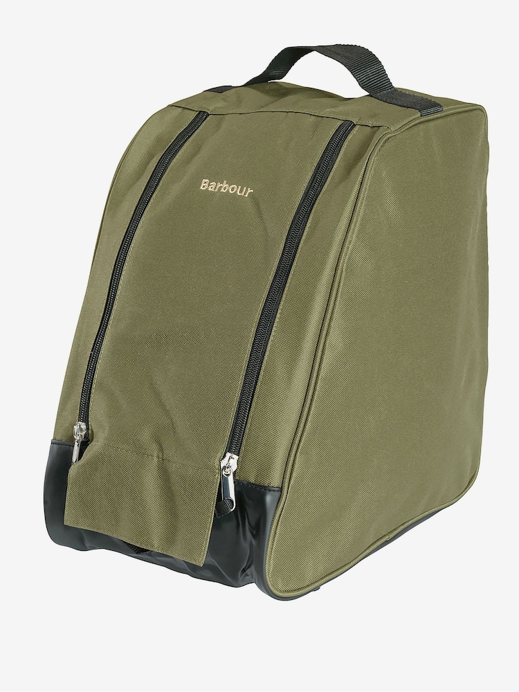 Barbour® Khaki Green Boot Bag - Image 2 of 2
