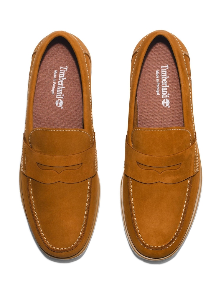 חום - Timberland נעלי מוקסין קלאסיות, דגם Venetian - Image 6 of 8