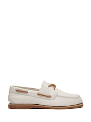 Белый - Timberland Женская классическая обувь 2 Eye Boat - Image 1 of 9