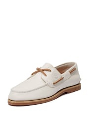 Белый - Timberland Женская классическая обувь 2 Eye Boat - Image 3 of 9