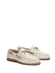 Белый - Timberland Женская классическая обувь 2 Eye Boat - Image 6 of 9