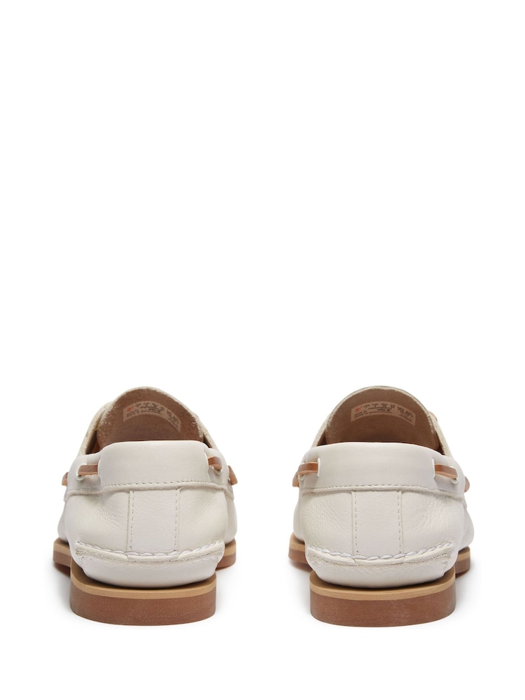 Wit - Timberland klassieke bootschoenen met 2 veterogen voor dames - Image 8 of 9